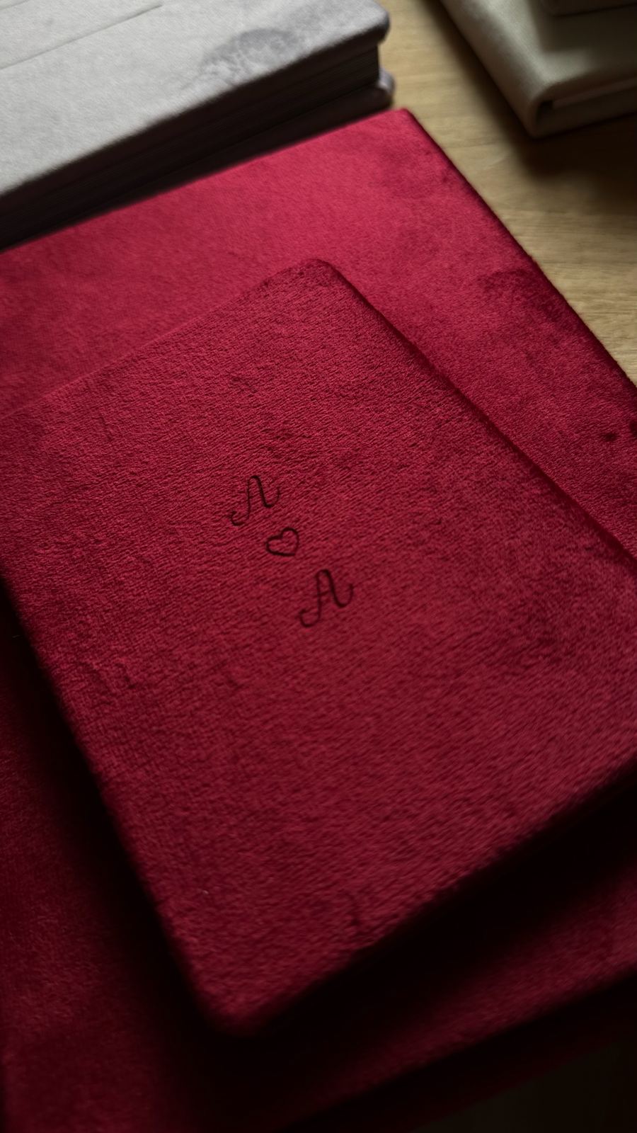 Leporello mit Gravur